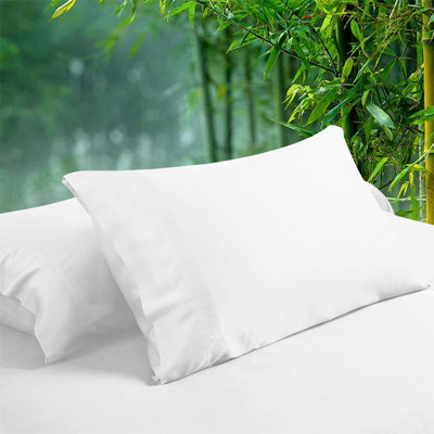 Macklan Microfibre Brushed Pillowcase - Set of 2
