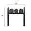 Balmoral Triple Mount Mailbox /w/ Ball Finials & Personalized Door Medallion (3 Mailboxes, Tri-Mount Rack, 3 Medallions)-1273345702-1273004187
