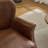 26.4'' W Genuine Leather Upholstered Swivel Armchair-205881954