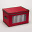 Boîte de rangement pour fenêtre avec 12 compartiments et garniture Holiday