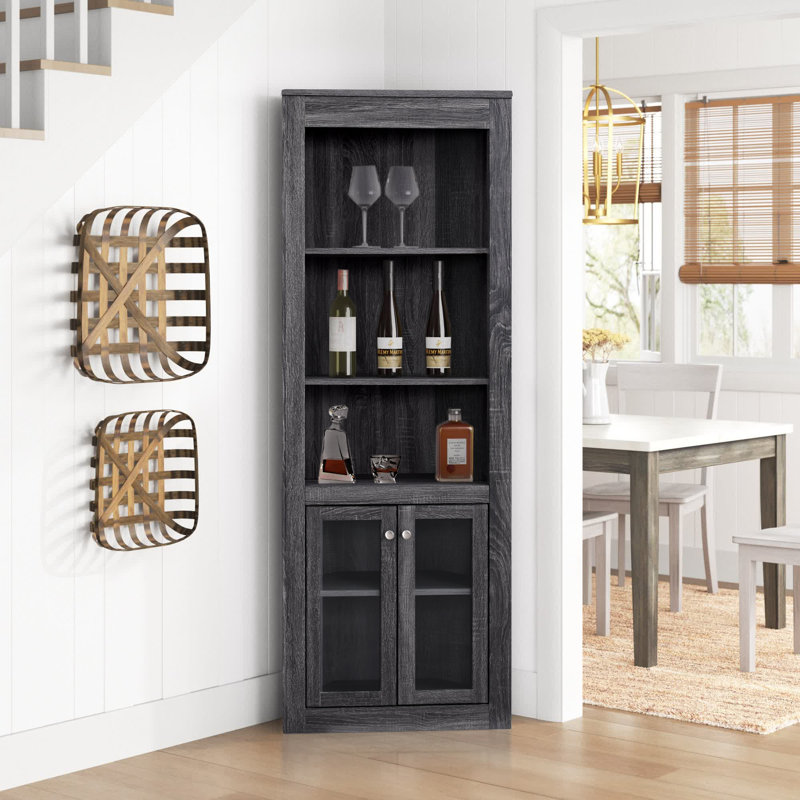 Jayson 24.4094'' Bar Cabinet, Chocolate