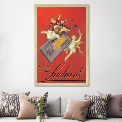 Chocolat Suchard by Leonetto Cappiello - Wrapped Canvas Print