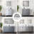 Jacques 36 in. W x 22 in. D Left Offset Bath Vanity and Carrara Marble Top-40408798