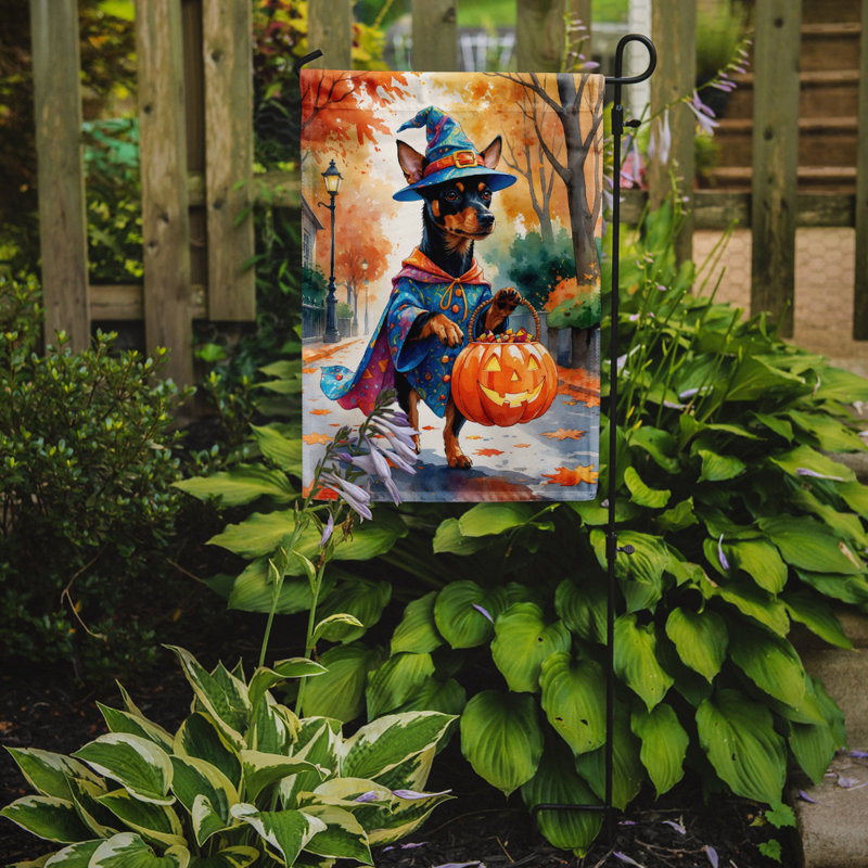 Drapeau du jardin Mastiff, Pinscher miniature