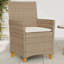 Chaises de patio avec coussins 2 pièces Red Barrel Studio® Red-1012818485