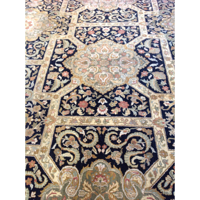 One-of-a-Kind Rectangle 9'3" X 12'2" Hand Knotted Area Rug