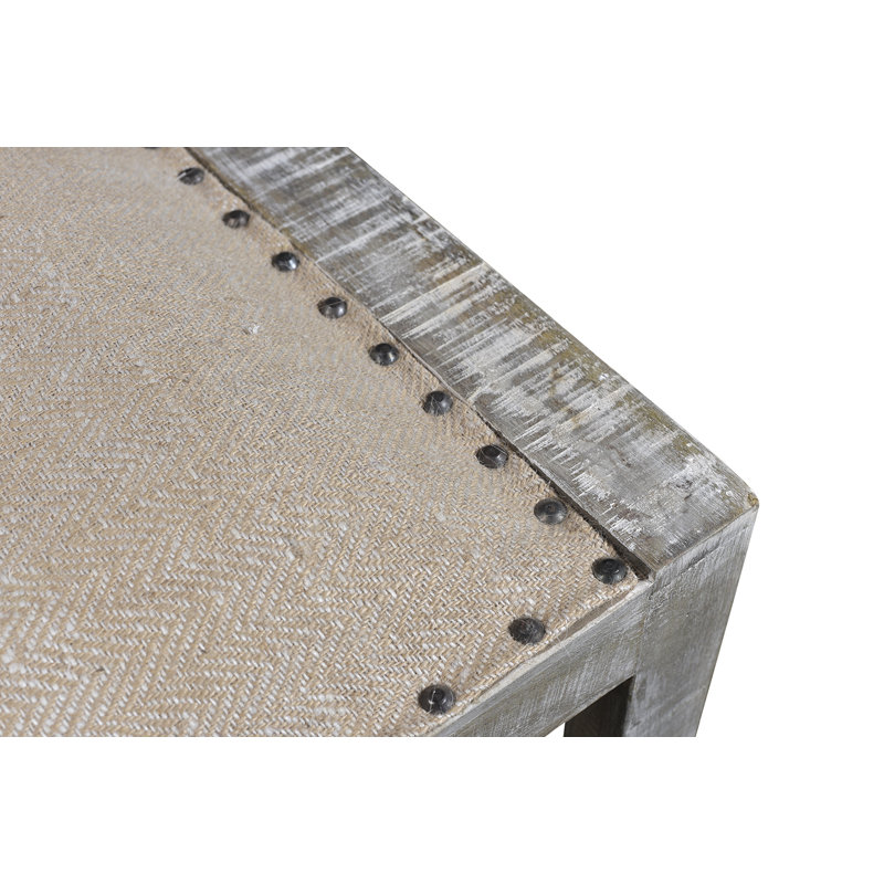 Banc en bois Izmir, Gris
