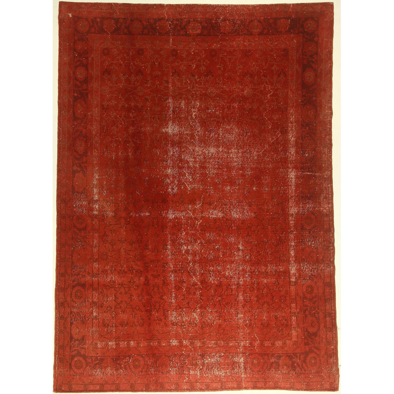 Handmade Cotton and Wool Area Rug