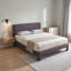 Lit tapissier rectangulaire Modern, minimaliste, double, mauve moderne-1164393415-1255691041