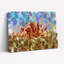 Abstrait feuilles d'automne, reproduction d'art sur toile tendue-456598240