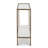 Hanriette 52'' Glass Top Console Table-1091104820