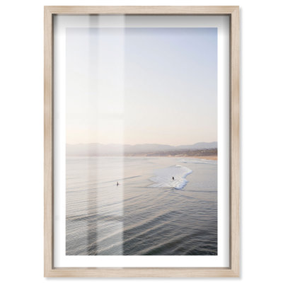 «Misty Morning Surf Shadowbox Print Coastal Art Prints» par Notoriart