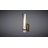 Vilo 1-Light 4.25 In. Wide Matte Black Bathroom Vanity Lighting Fixture, Clear And White Frosted Opal Double Glass Shade, Dimmable, LED Compatible, Wall Mount Steel Sconce-905394201