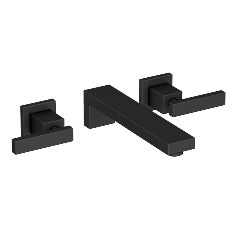 Skylar Wall Mount Bathroom Faucet, Oil Rubbed Bronze - Hand Relieved