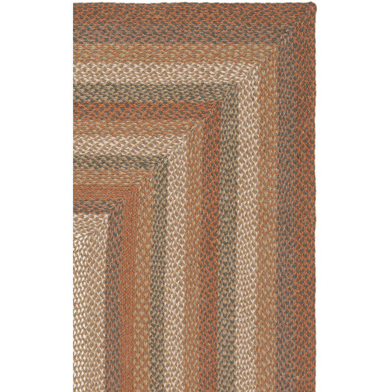 Halim Flat Weave Jute Geometric Rug, Rectangle 6' x 9'