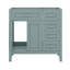 Meuble-lavabo 36 po sans lavabo moderne avec portes d'armoire-1387227718