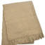 Jeté en mélange de coton 55 po x 70 po avec frange