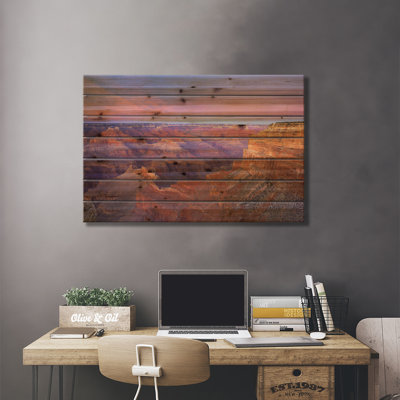 Grand Canyon, vu de Mohave Point au coucher du soleil, parc national du Grand Canyon, Arizona