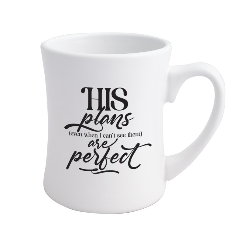 His Plans - Even When Designer Coffeehouse Mug, 19oz