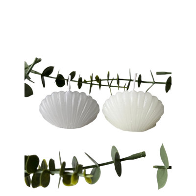 Elegant White Candle Set (2 Pieces), 2.4 x 2.0 x 2.4 inches | 100% Soy Wax for Clean Burning | Perfect for Home Décor, Relaxation & Aromatherapy | Ideal Gift for Any Occasion