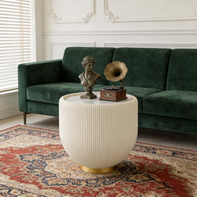 Table d'appoint moderne et ronde