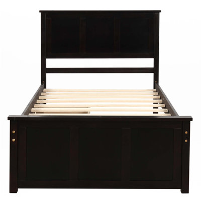 Lit plateforme avec rangement, 2 tiroirs