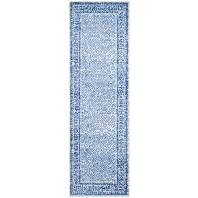 Olius Performance Geometric Rug, Runner 2'6" x 10'