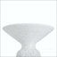 Table d'appoint MGO rétro avec piédestal texturé