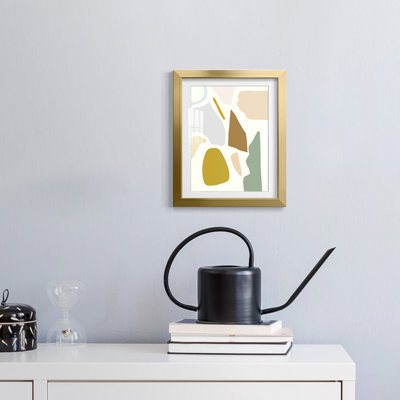 PastelSplotchesIPremiumGalleryWrappedCanvas-Framed Print