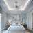 42 Inch - Silver Crystal Fan Chandelier - Remote Control / Dimmable / Variable Speed - Suitable For Living Room And Any Room