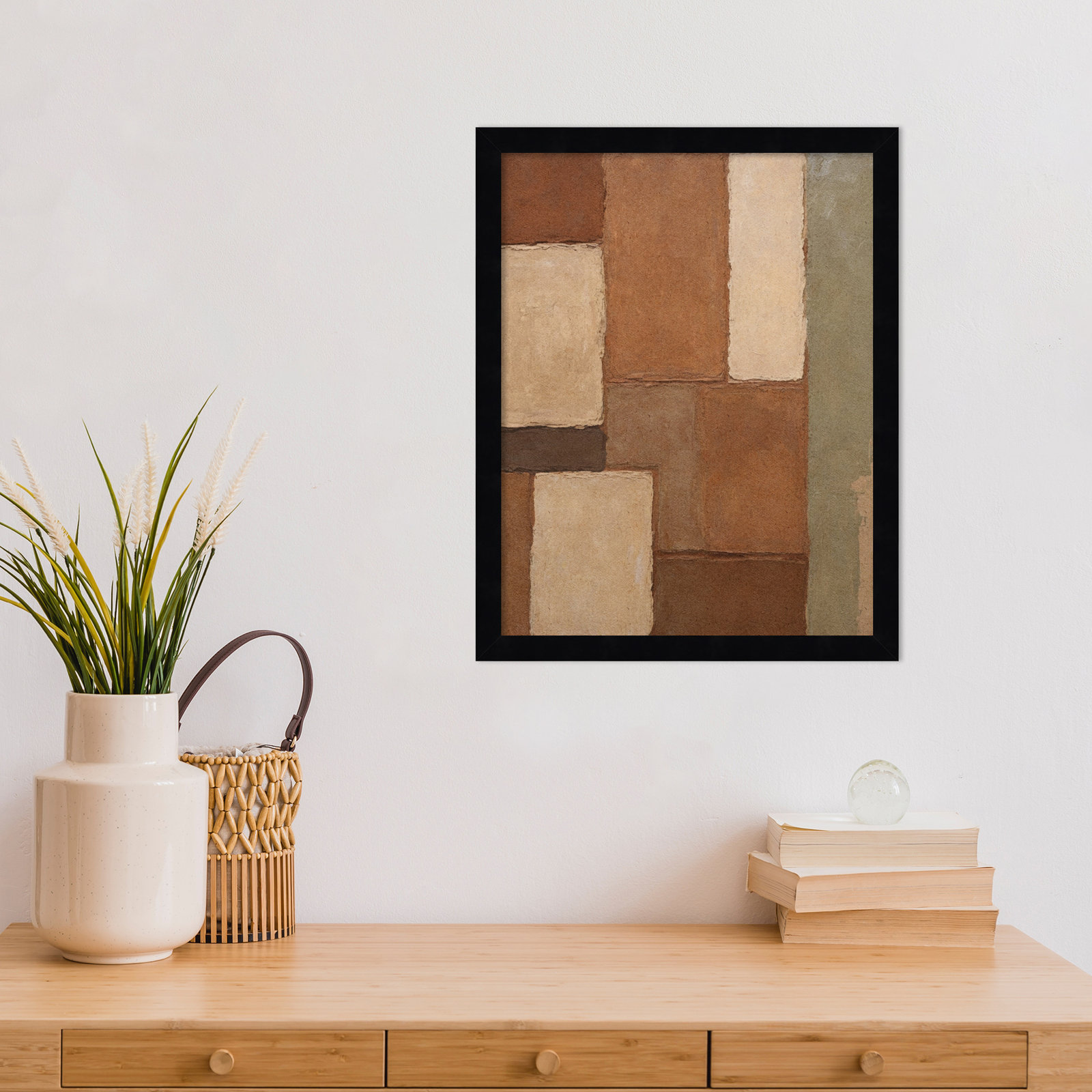 Arcilla Print by Dan Hobday, Black, 17" H x 14" W