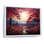 «Pink Crimson Floweret Garden Serenade», reproduction sur toile
