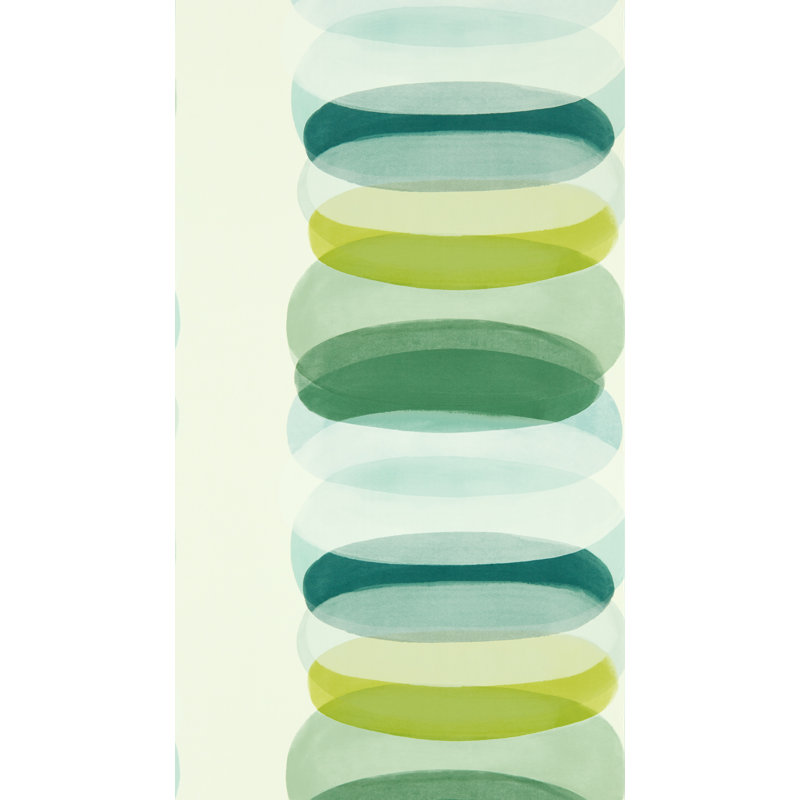 Elliptic Wallpaper, Emerald
