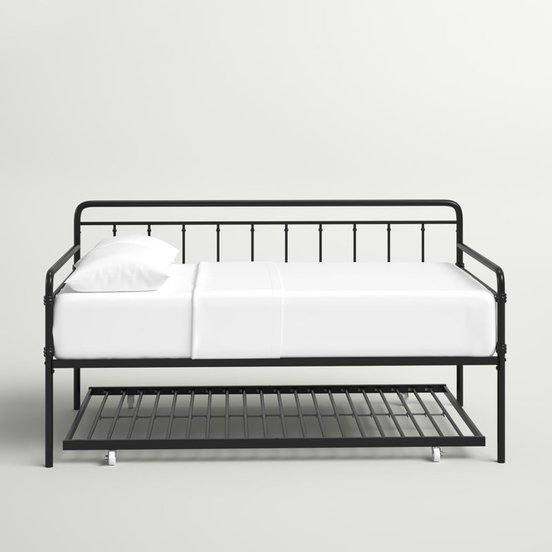 Minehead Daybed with Trundle, Black, Twin