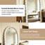 70,87 "miroir en verre arqué blanc-30391705-30391704