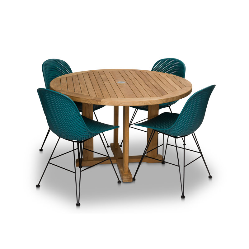Table de salle à manger en bois massif Knightly Essential