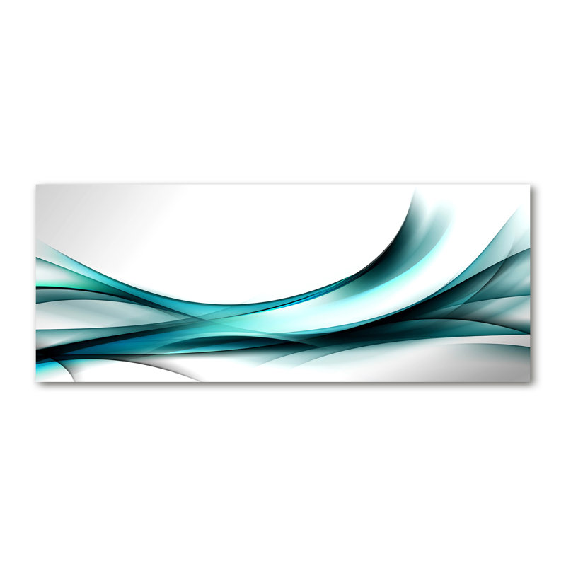 Waves Abstraction - Wrapped Canvas Print