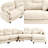 Modular L-Shaped Sectional Sofa Chenille Upholstered 3-Seater Couch with Ottoman, Tufted Backrest & Ergonomic Design for Living Rooms & Bedrooms, Easy Assembly-712071584