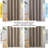 Extra Wide 100% Blackout Linen Curtain Panel, Light Grey, 100 inch per Panel, Energy Smart Divider Room Drape Thermal Insulated Drape for Shift Worker, Bedroom, 1 panel-1696212574-1696212564