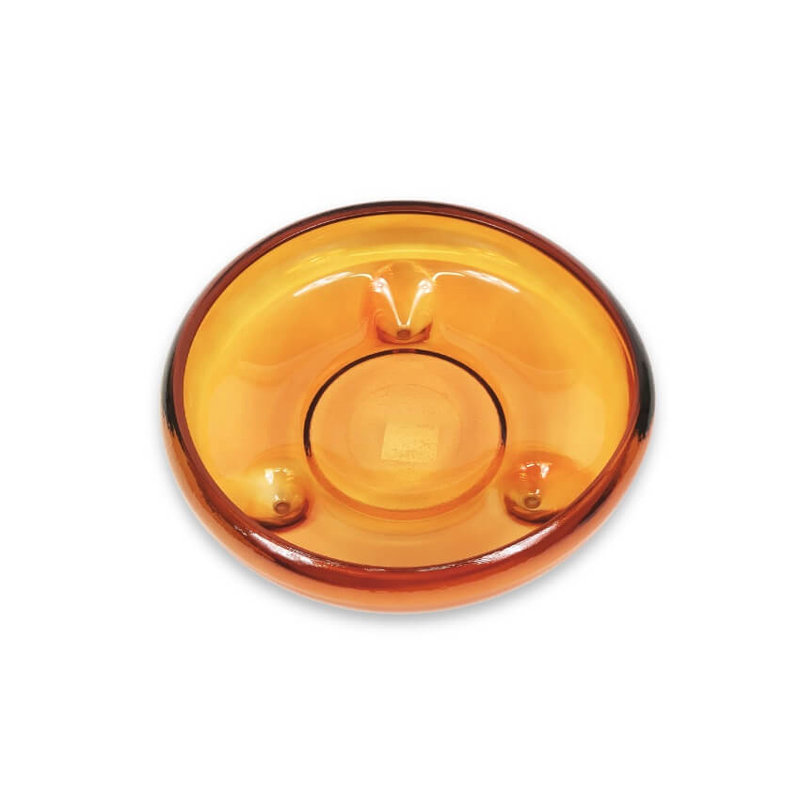 Metro Lane Adrinna Glass Serving Bowl, Orange