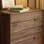 Armoire à cinq tiroirs en noyer noir
