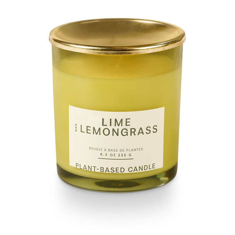 ILLUME Verde Lidded Jar Candle, Lime & Lemongrass