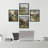 " Charming European Cottage Rustic Village Landscape " 4 - Pieces-97770310-97770312