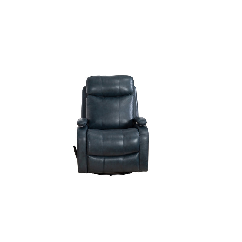 Tehya Swivel Recliner, Blue