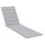 Chaise longue double en teck de 16 po avec coussins et table-63952944