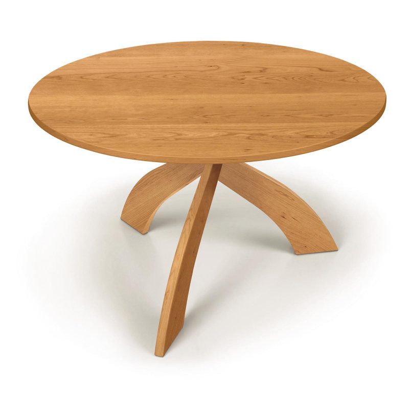 Entwine Dining - Round Fixed Top Table, 30" H x 48" L x 48" W, Natural Cherry, Natural Cherry