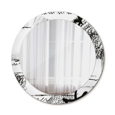 Huldar Glass Flat Wall Mirror