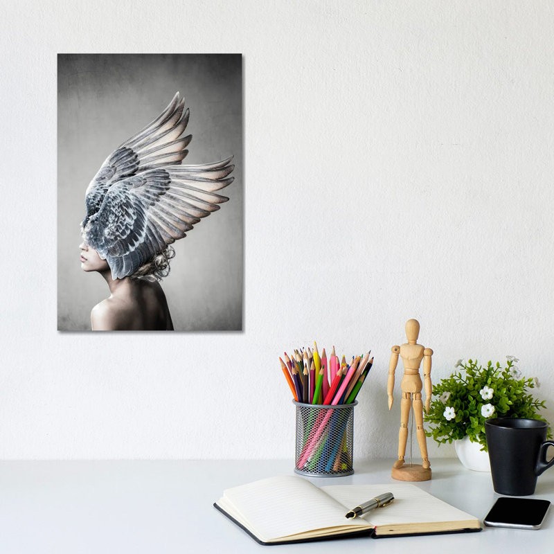 Selene by Design Fabrikken - Wrapped Canvas Print, 20.32 cm H x 30.48 cm W