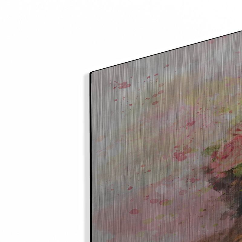 Art mural en métal Red Barrel Studio® «Flower Crown Goldendoodle 2» par Furbaby Affiliates, H 36 po x l 24 po