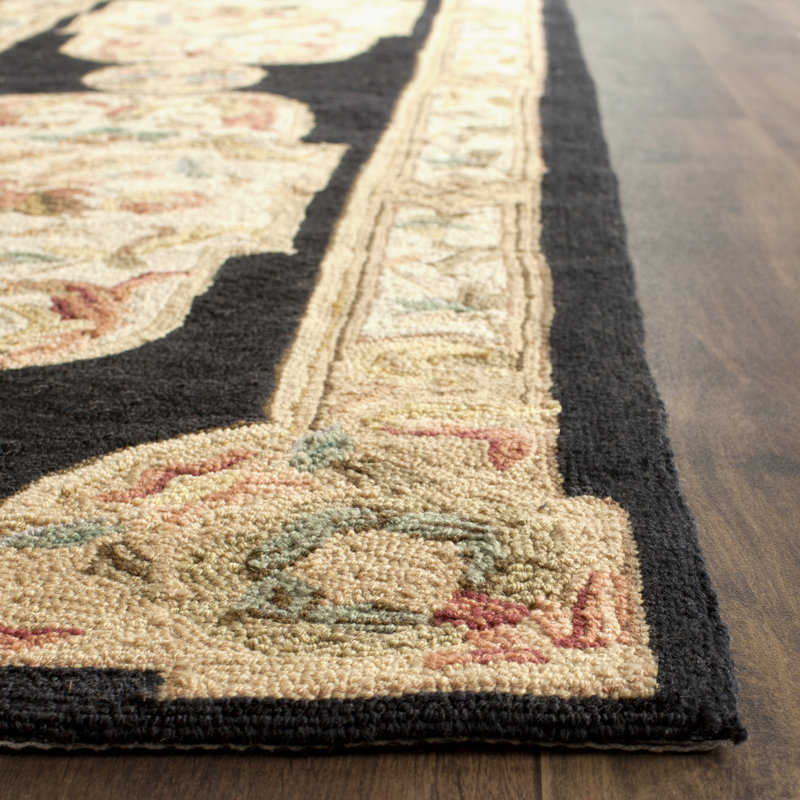 Duarte Hand Hooked Performance Oriental Rug, Rectangle 3' x 5'